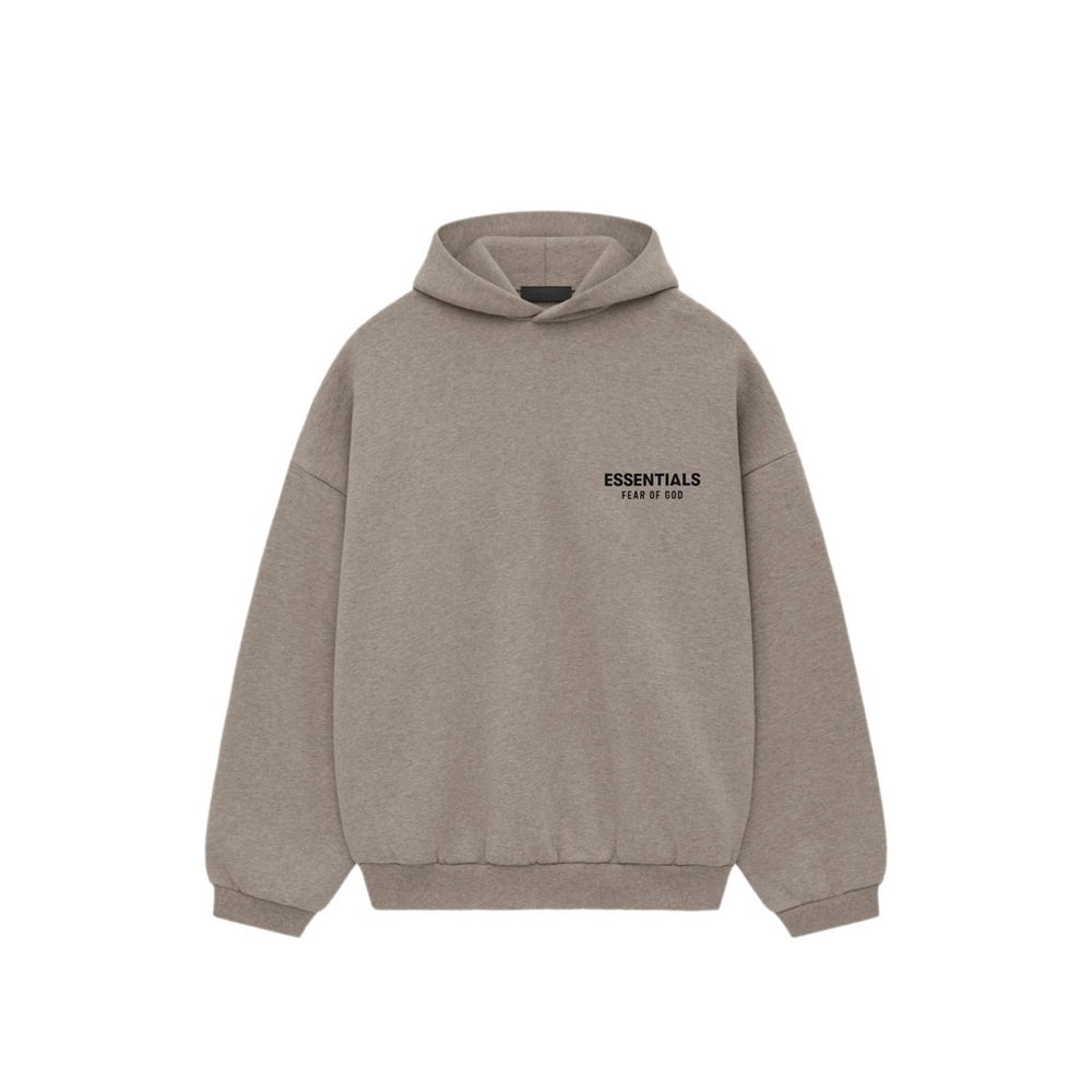 NWT Essentials Fear of God Heather Grey Fleece Hoodie SMALL